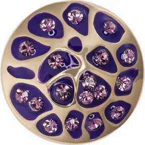 施华洛世奇/Swarovski 坠饰 Leopard Purple 坠饰扣 5025889