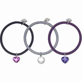 施华洛世奇/Swarovski 发饰 Pony 爱心发圈组合 5076299