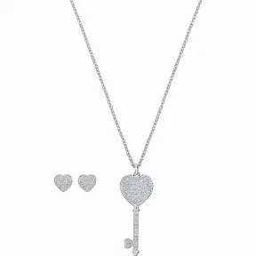 施华洛世奇/Swarovski 套装 Engaged 套装, 小码, 白色, 镀白金色 5225368