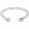 施华洛世奇/Swarovski 手镯 Crystaldust 阔手镯, 白色, 不锈钢 5255899