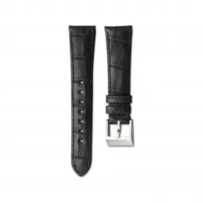 施华洛世奇/Swarovski 14mm 表带  皮革饰以缝线  深啡色  不锈钢系列 5263534