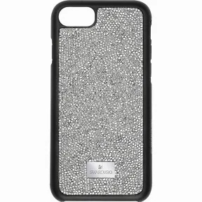 施华洛世奇/Swarovski 手机壳 Glam Rock 智能手机防震保护套, iPhone7, 灰色 5300257