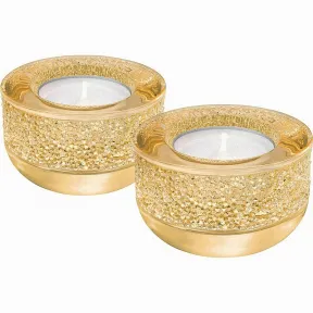 施华洛世奇/Swarovski 烛台 Shimmer烛台, 金色 (一对) 5302746
