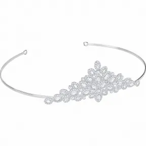 施华洛世奇/Swarovski 发饰 Baron Tiara, White, Palladium plating 5372181