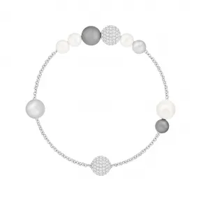 施华洛世奇/Swarovski Remix Collection Pearl Strand, 灰色, 镀铑 5373259