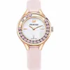 施华洛世奇/Swarovski 手表 Lovely Crystals Mini 腕表, 真皮表带, 粉红色, 玫瑰金色调 537