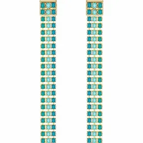 施华洛世奇/Swarovski 耳饰 Fit 穿孔耳环, 彩色设计, 镀金色 5385598