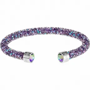 施华洛世奇/Swarovski 手镯 Crystaldust 阔手镯, 紫色, 不锈钢 5385820