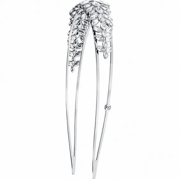 施华洛世奇/Swarovski 发饰 Dill 发带, 白色, 镀白金色 5413755