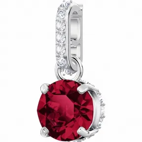 施华洛世奇/Swarovski Remix Collection Charm, 七月, 深红色, 镀铑 5437318