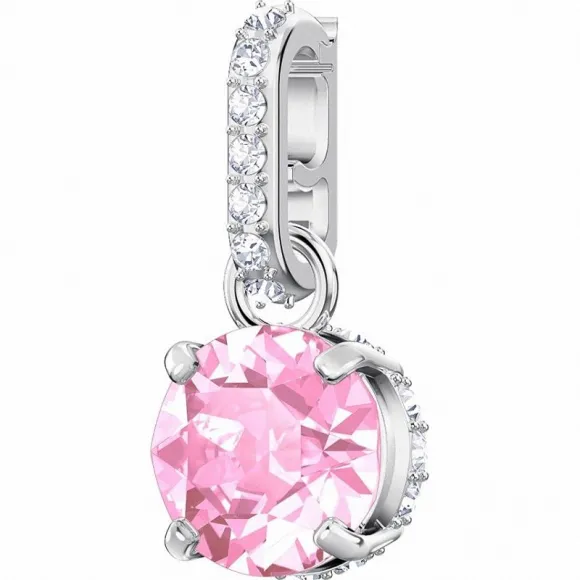 施华洛世奇/Swarovski Remix Collection Charm, 十月, 粉红色, 镀铑 5437322
