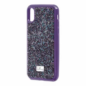 施华洛世奇/Swarovski Glam Rock 智能手机防震保护套, iPhone® X/XS, 紫色 5449517