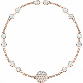 施华洛世奇/Swarovski Remix Collection Carrier, 白色, 镀玫瑰金色调 5451037