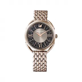 施华洛世奇/Swarovski  Crystalline Glam 腕表  金属手链  灰色  香槟金色调润饰 5452462