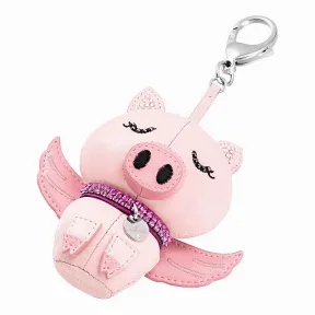 施华洛世奇/Swarovski 坠饰 Bu Bu 手袋坠饰, 粉红色, 镀白金色 5457470