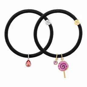 施华洛世奇/Swarovski 发饰 No Regrets Candy 弹力发圈, 彩色设计, 混搭多种镀层 5464423