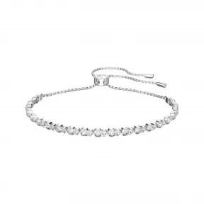 施华洛世奇/Swarovski Subtle Trilogy 手链  圆形切割  白色  镀铑 5465384