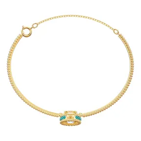 施华洛世奇/Swarovski Oxygen 手镯, 彩色设计, 镀金色调 5468722