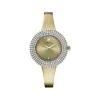 施华洛世奇/Swarovski Crystal Rose 腕表, 金属手链, 金色, 香槟金色调 PVD 5484045