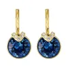 施华洛世奇/Swarovski Bella V 穿孔耳环, 蓝色, 镀金色调 5498875