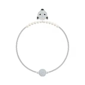 施华洛世奇/Swarovski Polar Bestiary 手链, 白色, 镀铑 5511102