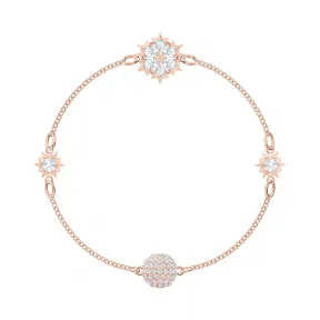 施华洛世奇/Swarovski Remix Collection Snowflake Strand, 白色, 镀玫瑰金色调 5512378