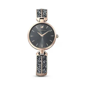 施华洛世奇/Swarovski Dream Rock 腕表 金属手链 灰色 香槟金色调 PVD 5519315