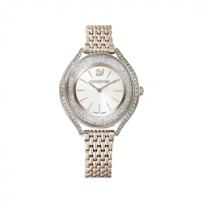 施华洛世奇/Swarovski Crystalline Aura 腕表  瑞士制造  金属手链  金色  香槟金色调润饰 5519456