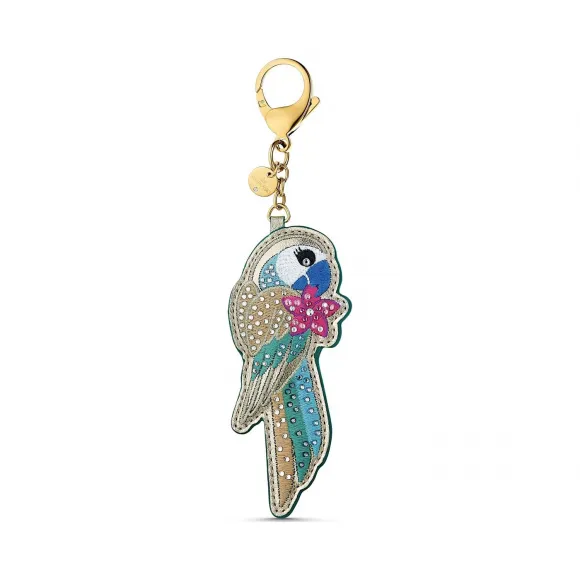 施华洛世奇/Swarovski 深色渐变 镀金色调 坠饰 Tropical Parrot 手袋坠饰 5520615