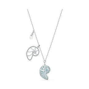 施华洛世奇/Swarovski 海蓝色 镀铑 链坠 Shell Nautilus 链坠 5520669