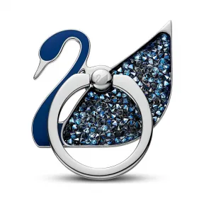 施华洛世奇/Swarovski Swan 戒指贴扣 蓝色 不锈钢 5531511