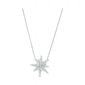 施华洛世奇/Swarovski Edelweiss 链坠 浅色渐变 镀铑 5534887