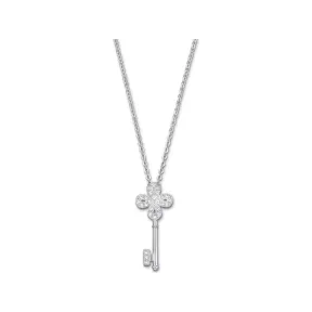 施华洛世奇/Swarovski Noble Key 链坠  锁匙  白色  镀白金色系列 5535524