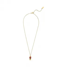 施华洛世奇/Swarovski 红色 镀金色调 链坠 Mustique Sea Life Fish 链坠 5536001