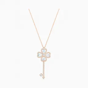 施华洛世奇/Swarovski Deary Key 链坠  白色  镀玫瑰金色调 5540499