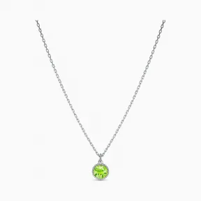 施华洛世奇/Swarovski Birthstone 链坠 八月 绿色 镀白金色 5555790