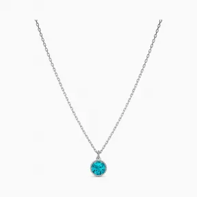 施华洛世奇/Swarovski Birthstone 链坠 十二月 蓝色 镀白金色 5555792