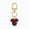 施华洛世奇/Swarovski Minnie 手袋坠饰 黑色 镀金色 5572567