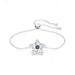 施华洛世奇/Swarovski Stella 手链  混合切割  星星  蓝色  镀铑 5639187