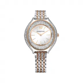 施华洛世奇/Swarovski Crystalline Aura 腕表  瑞士制造  金属手链  玫瑰金色调  混合金属润饰 5644075