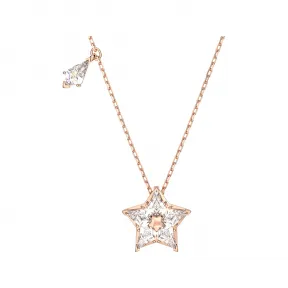 施华洛世奇/Swarovski Stella 链坠  风筝型切割  星星  白色  镀玫瑰金色调 5645463