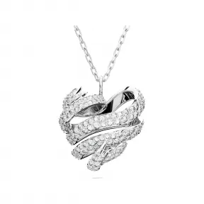 施华洛世奇/Swarovski Volta 链坠  心形  小码  白色  镀铑 5647584
