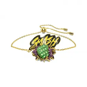 施华洛世奇/Swarovski Marvel Hulk 手链  流光溢彩  镀金色调 5650869