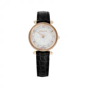 施华洛世奇/Swarovski Crystalline Wonder 腕表  瑞士制造  真皮表带 玫瑰金色调 5653359