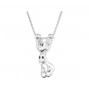 施华洛世奇/Swarovski Disney Mickey Mouse 链坠  白色  镀铑 5668780