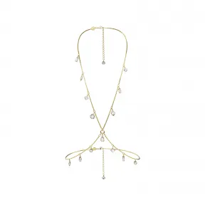 施华洛世奇/Swarovski Dextera 身体链  混合切割  白色  镀金色调 5670555