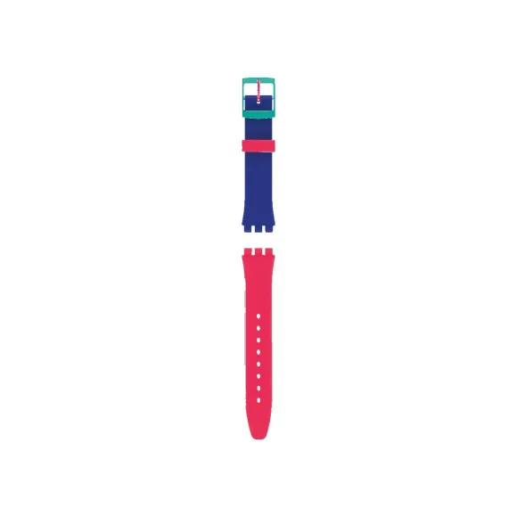 斯沃琪/Swatch GENT BLUE-PINK SILICONE STRAP - ACGG215   