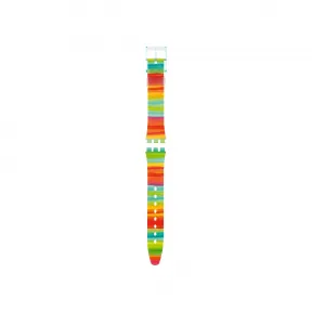 斯沃琪/Swatch GENT RED MULICOLOR PLASTIC STRAP - ACGS124   