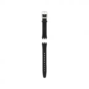 斯沃琪/Swatch SMOOTHLY BLACK / LEATHER STRAP  表带 AYSS268