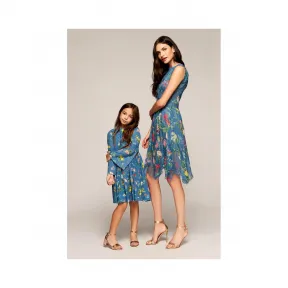  亲子装“花朵印花”系列 AVY17045MH-KAVZ17055M